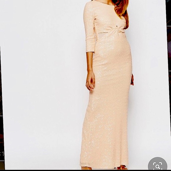 NWT long sequin ASOS dress - Picture 2 of 2